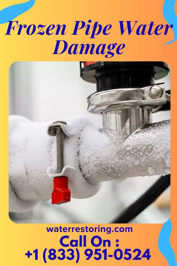 Frozen Pipe Water Damage in Flying Hills, PA
